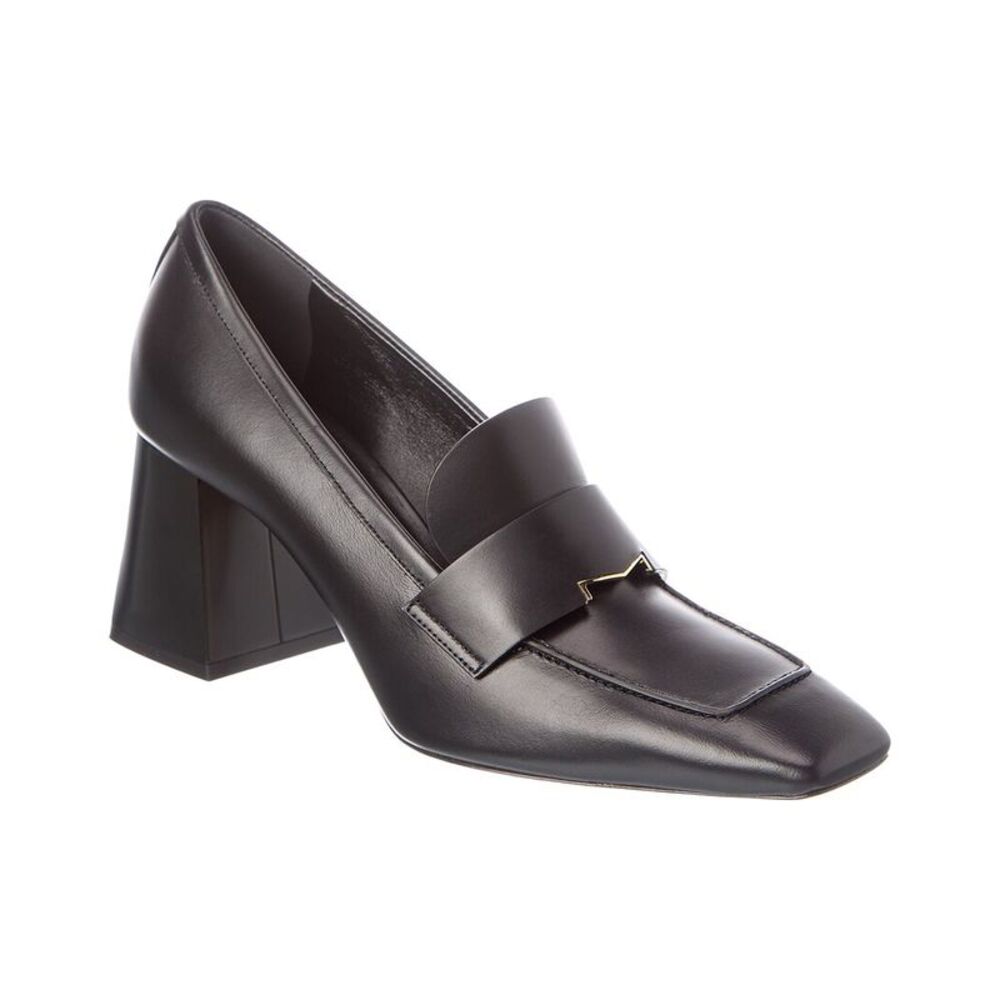 Max Mara Leather Pump, Black